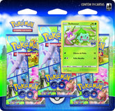 Blister Triplo - Pokémon Go Bulbasaur - Pokémon TCG - MoxLand